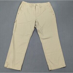 Duluth Ballroom Khaki Pants Mens 38x30 Fits 36x29 Beige Utility Workwear Outdoor
